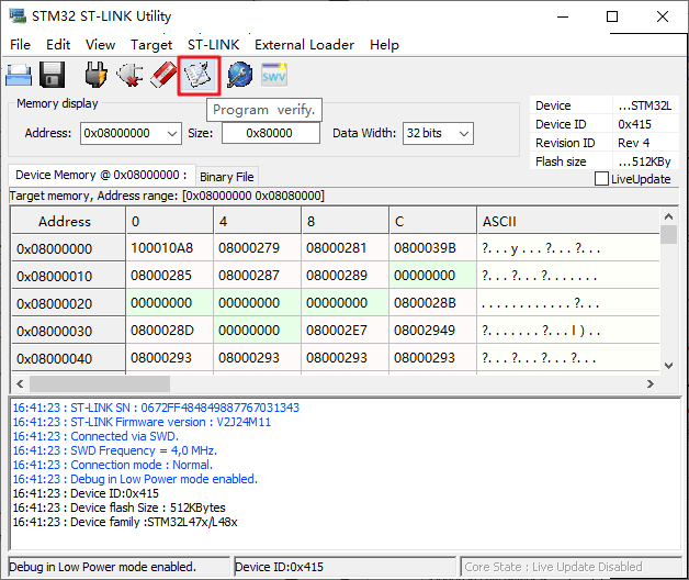 program and verify