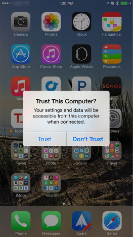 iPhone Trust电脑