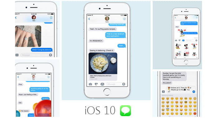 iOS 10表情符号消息