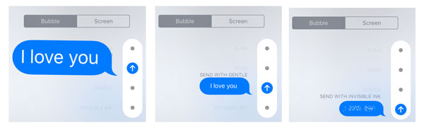 iOS 10 Bubble Emoji讯息