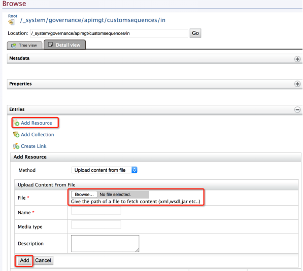 图 5. 上传 removePostfixSequence.xml 文件