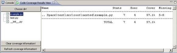 在 Code Coverage Results View 中显示代码覆盖率