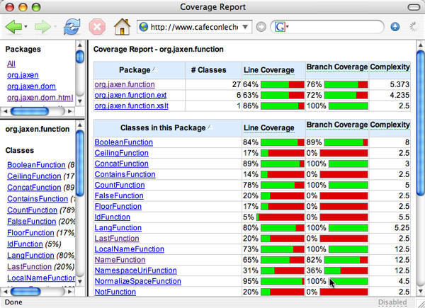 org.jaxen.function 包中的代码覆盖率