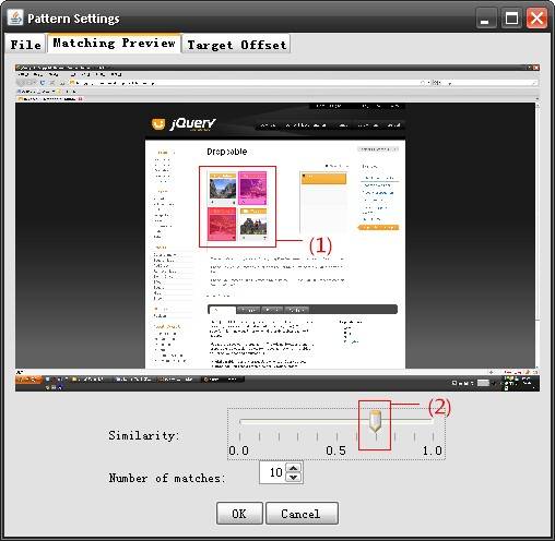 图 9. Pattern Settings 对话框