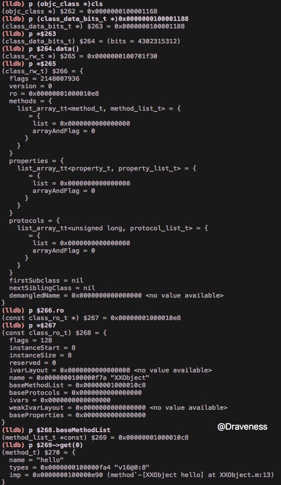 objc-method-print-class-struct-after-realize