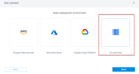 Select on-premises