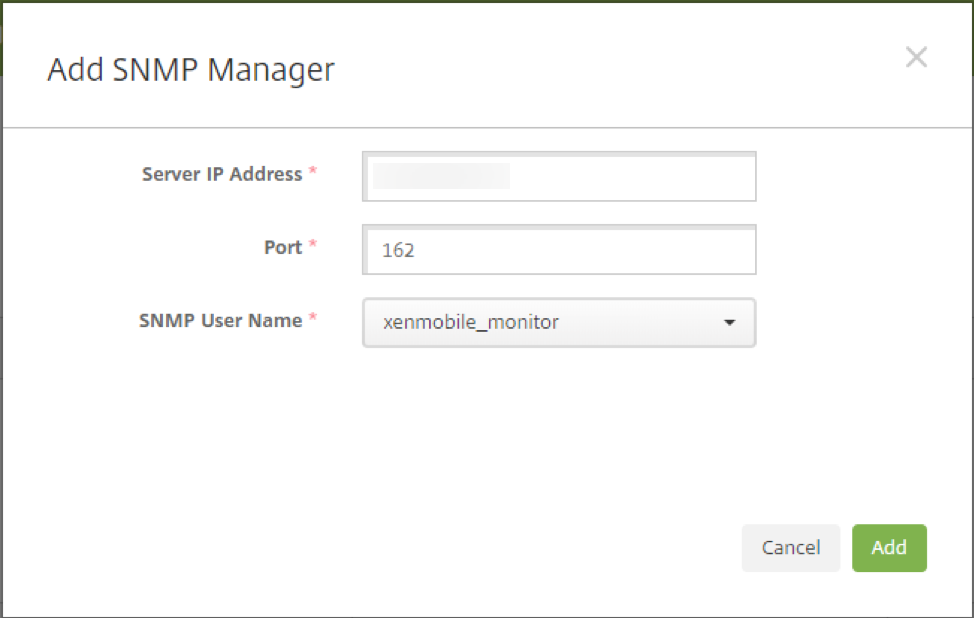 Image of SNMP Configuration