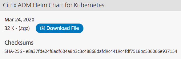 ADM Kubernetes Helm Chart