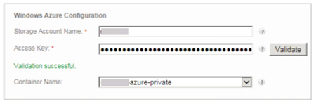 Azure configuration step 9