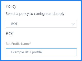 BOT Policy