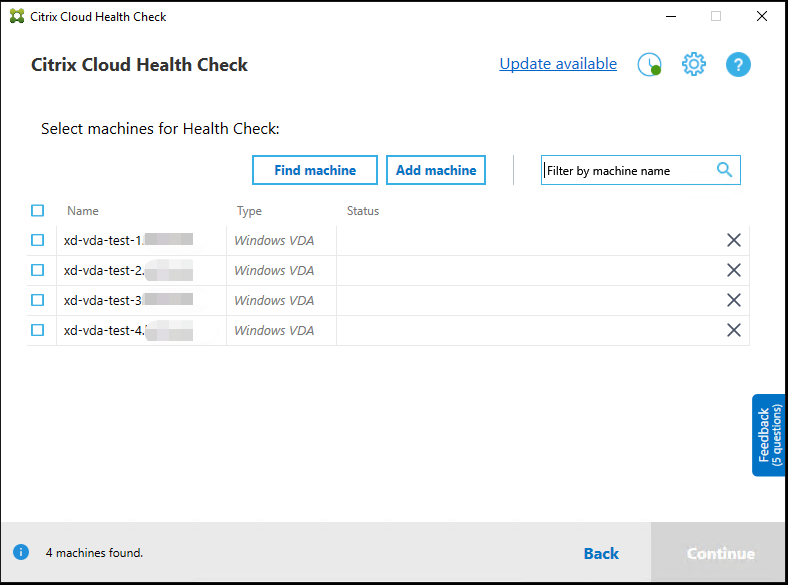 Cloud health check retrieve 3