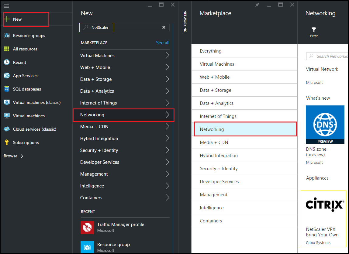 Configure VPX instance