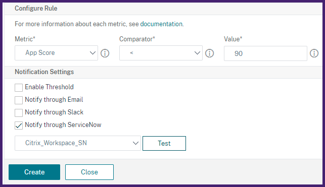 ServiceNow incidents for application analytics