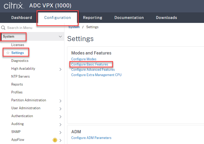 Configure Basic Features