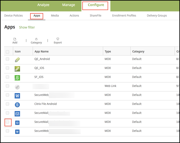 Configure background services