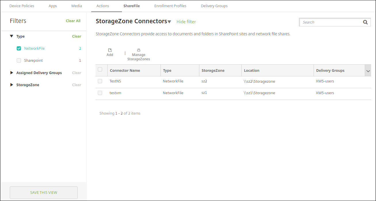 Content Collaboration configuration