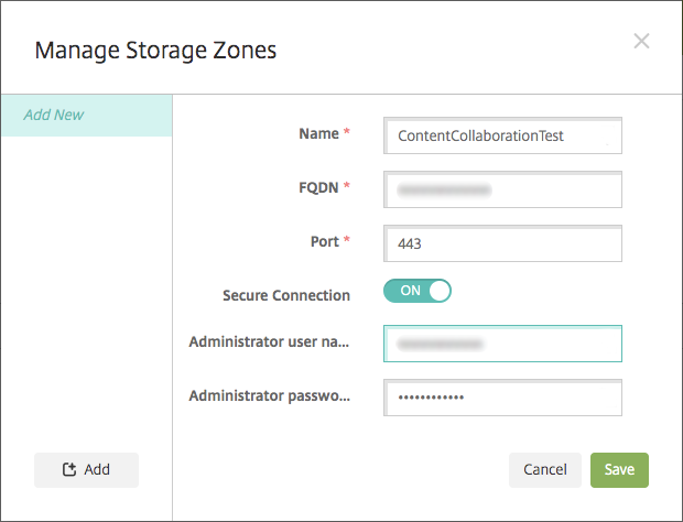 Content Collaboration configuration