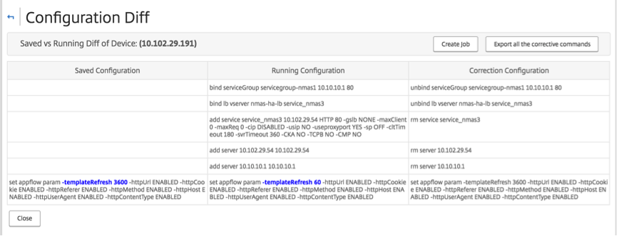 Create a configuration job