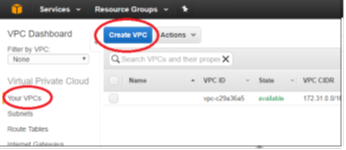 Create VPC screen2