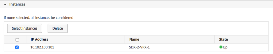 Select ADC instances