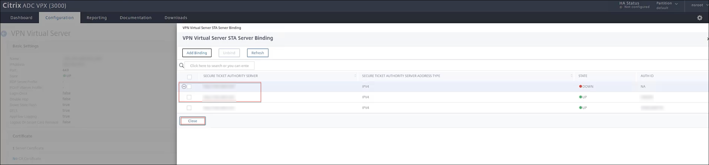 Add Cloud Connector as STA