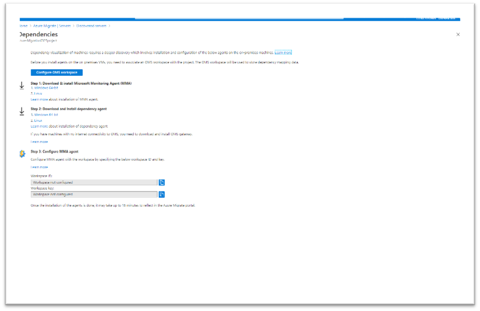 Dependencies discovery