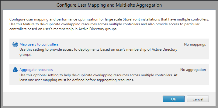 User Mapping and Resource Aggregation