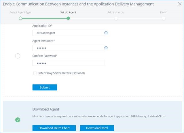 Microservice download agent