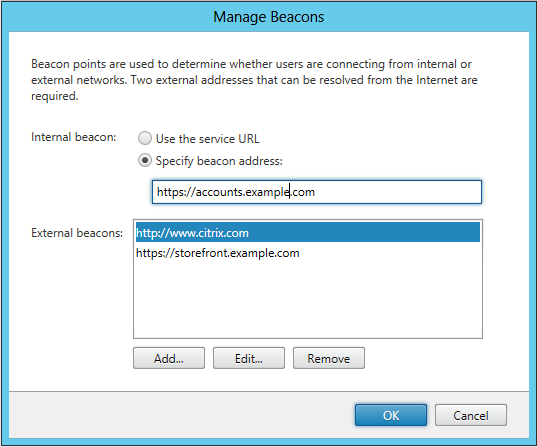 manage beacons