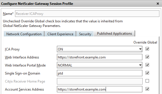 Receiver ICAproxy