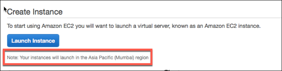 AWS region