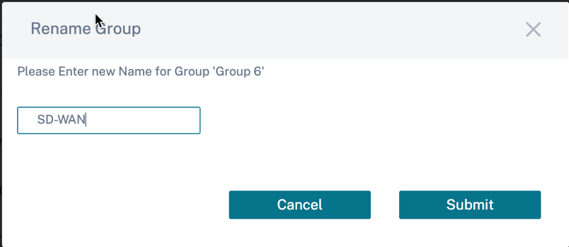 Edit group name