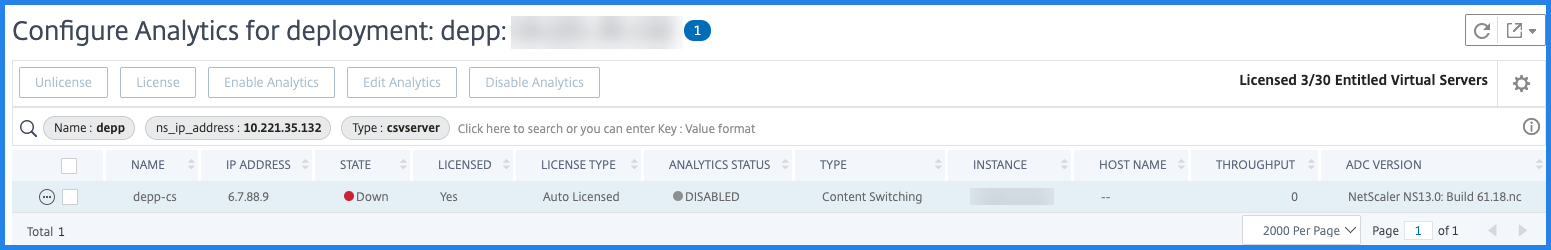 Configure analytics for an API deployment