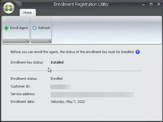 Enrollment registration utility