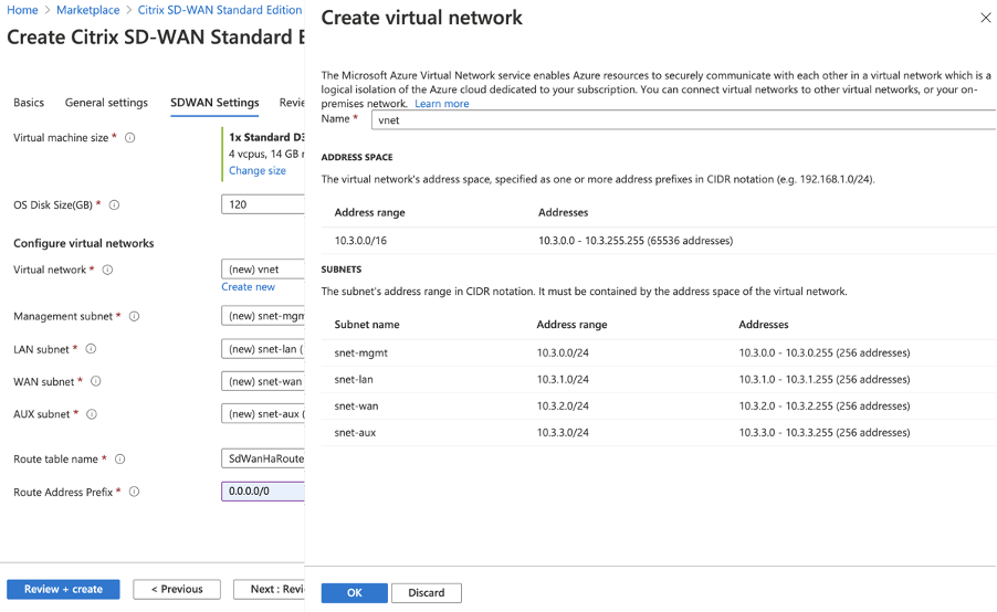 Existing VNet