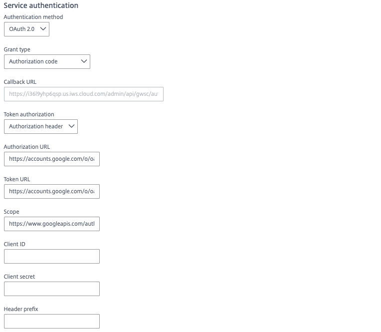 Google Directory HTTP service authentication