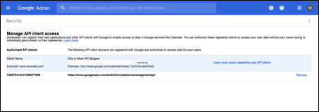 Google administrator console