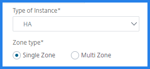 High-availability Citrix ADC VPX instances