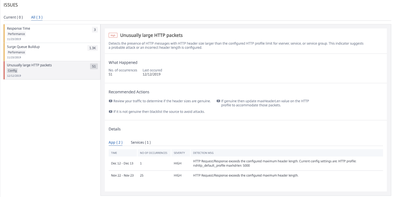 Unusually large HTTP packets