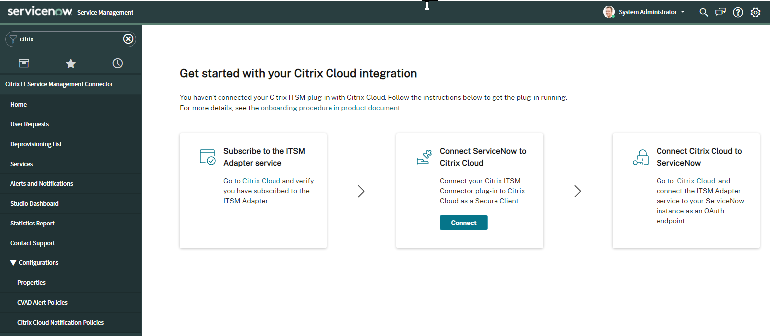 ITSM ServiceNow authentication