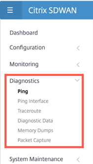 New user interface diagnostics