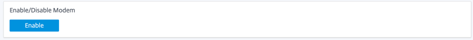 New user interface enables disable modem
