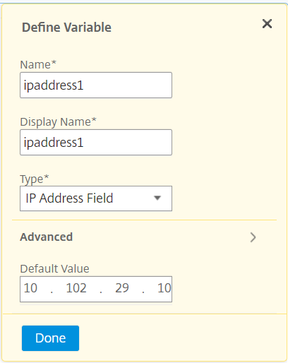 Configure audit template 2