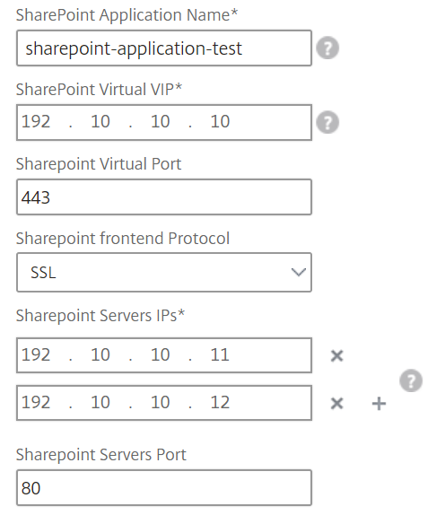 Sharepoint server information