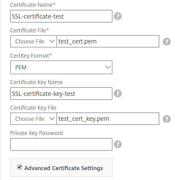 Sharepoint SSL certificates settings