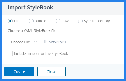 Import a StyleBook file