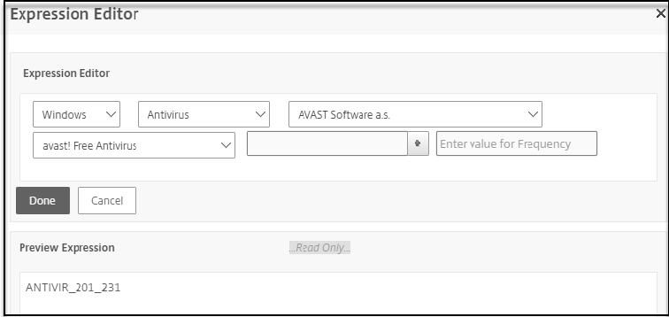 Configure frequency