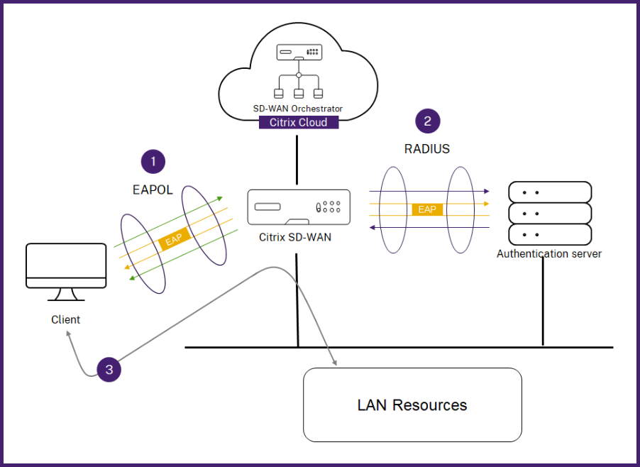 802.1x architecture diagram