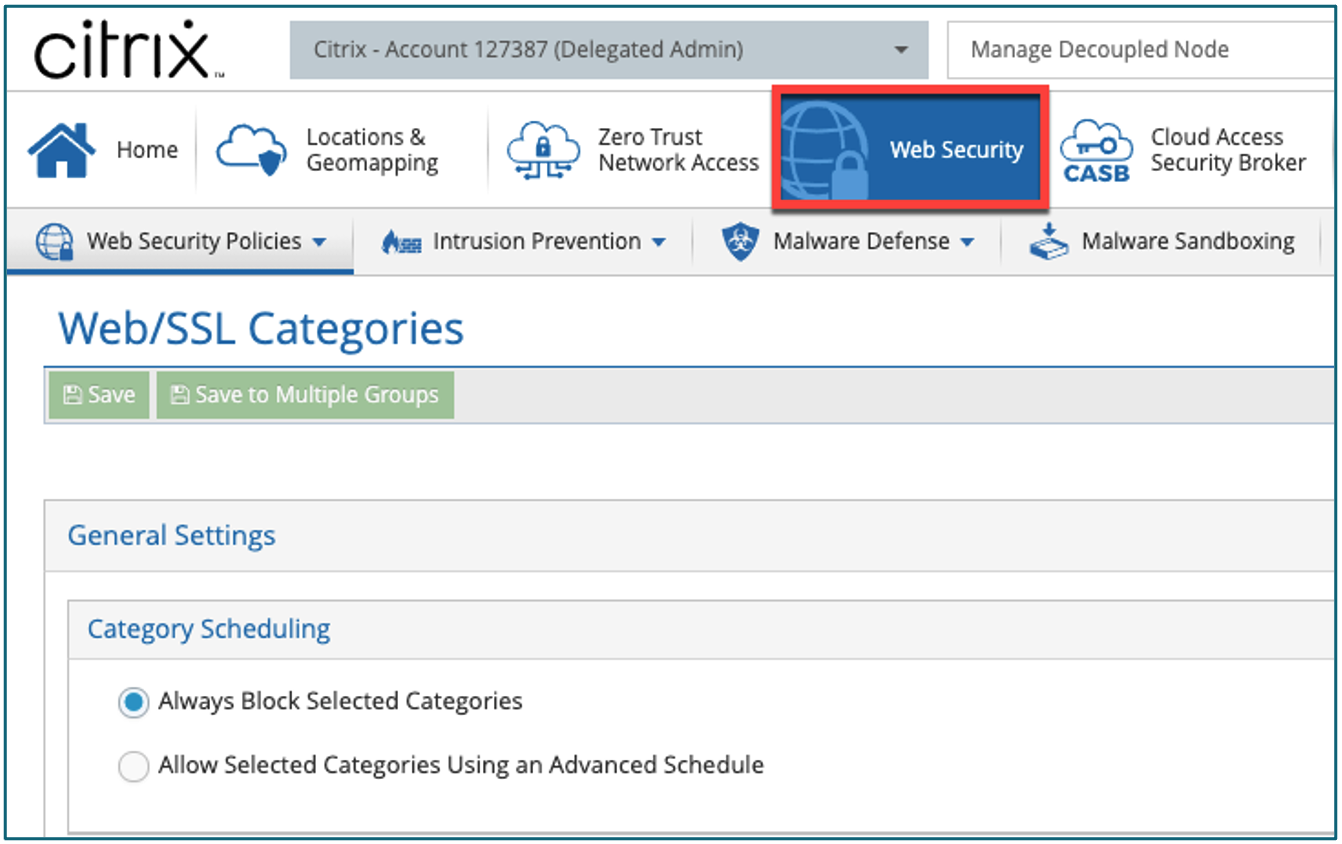 Citrix SIA WEB SECURITY