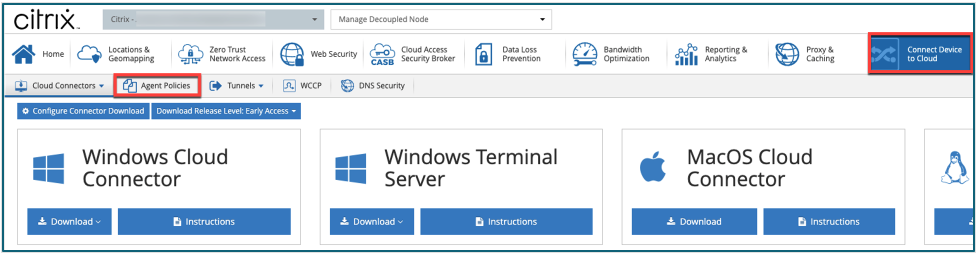 Citrix SIA AGENT POLICIES